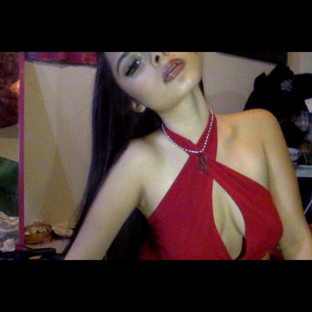 Red Halter Top